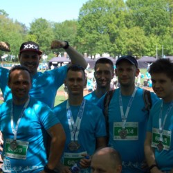 zdjęcie z wrocławskiego biegu firmowego dla fundacji everest 10